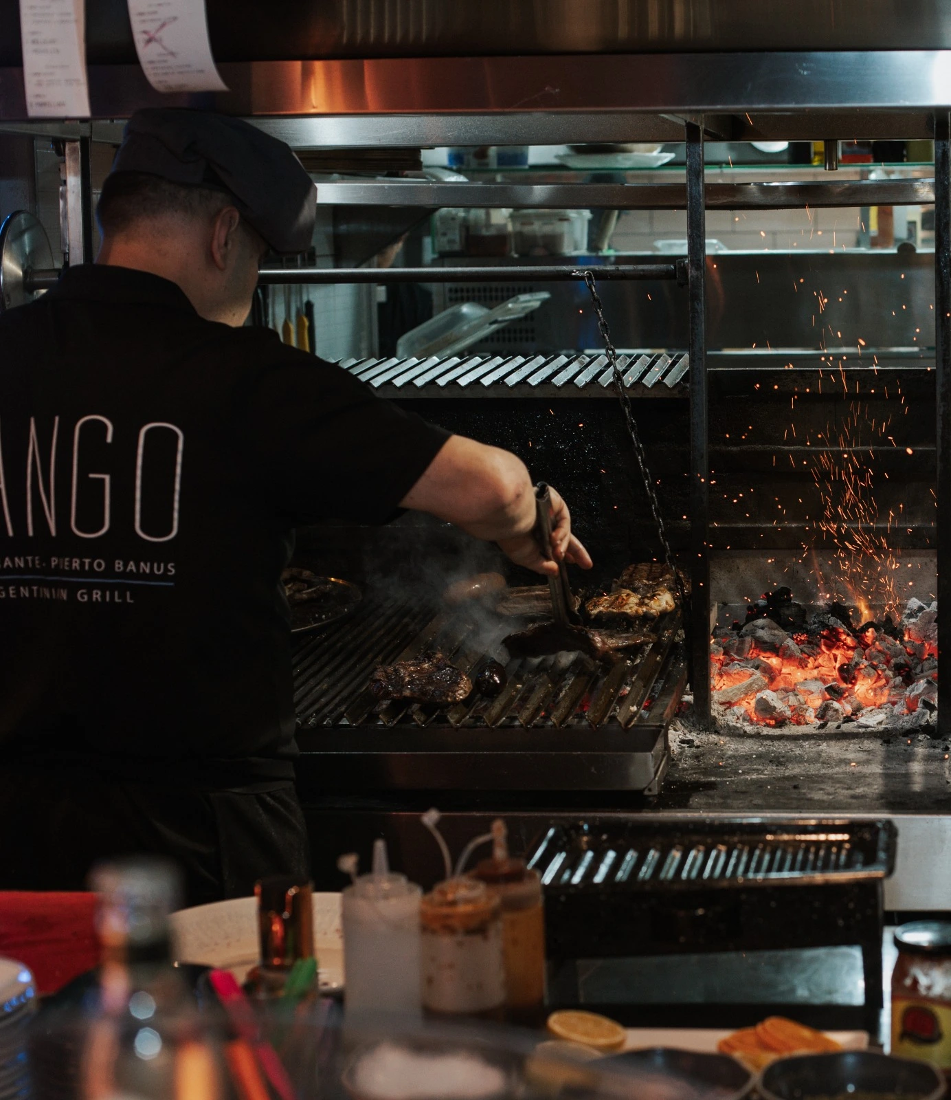 Argentinian charcoal grill at Tango Restaurant